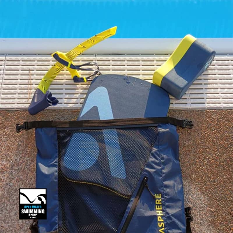 Gear Mesh Backpack - Zwem tas - Blauw/Zwart