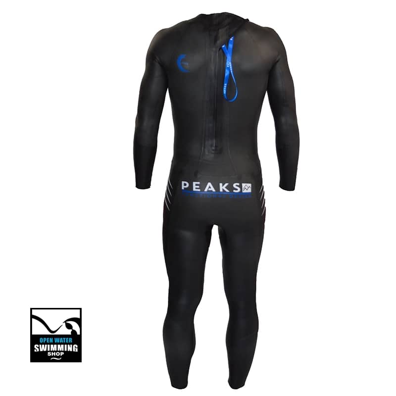 Peaks-Azul-wetsuit-heren-Back-openwaterswimmingshop