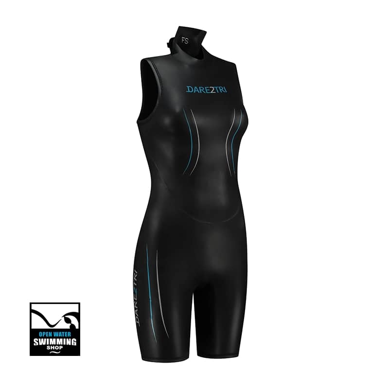 Dare2tri-Shorty-vrouw-front-blue_Side-openwaterswimmingshop